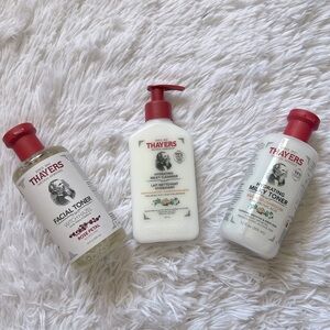 Thayers Skincare Bundle: Milky Cleanser, Milky Toner, Witch Hazel Toner